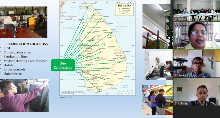 Видеоконференция заседания метрологических институтов, входящих в систему Росстандарта, с Институтом стандартов Шри-Ланки (SLSI)