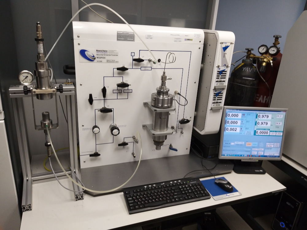 Анализатор пористости и газопроницаемости эталона ГЭТ 210-2019